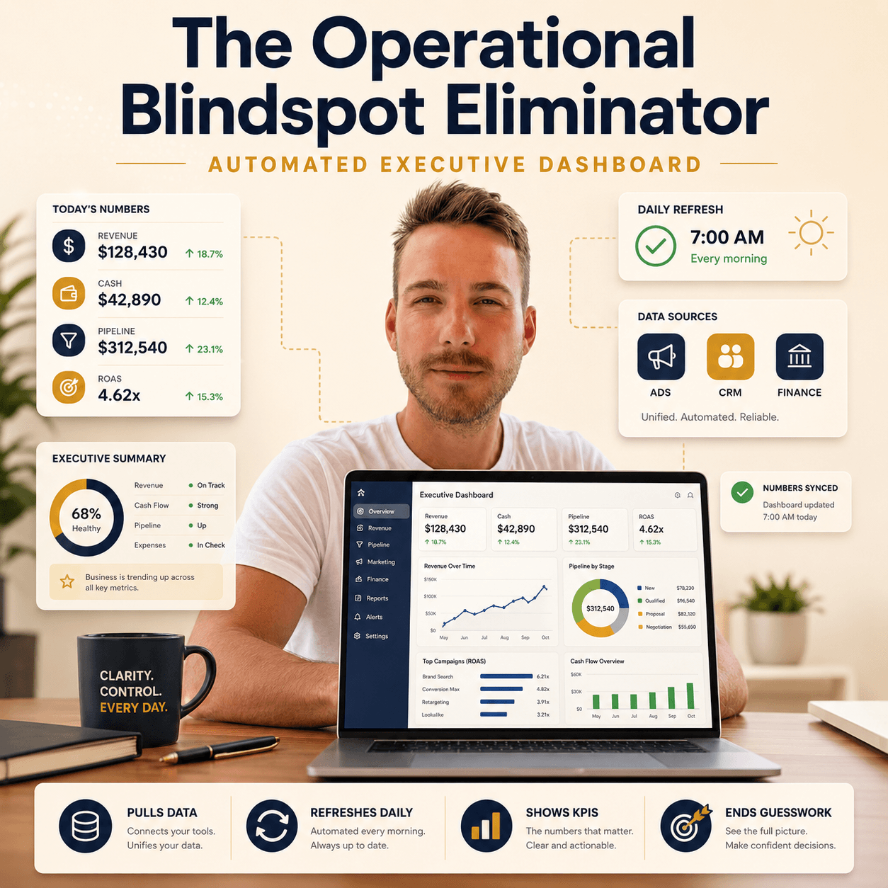 The Operational Blindspot Eliminator — automated executive dashboard